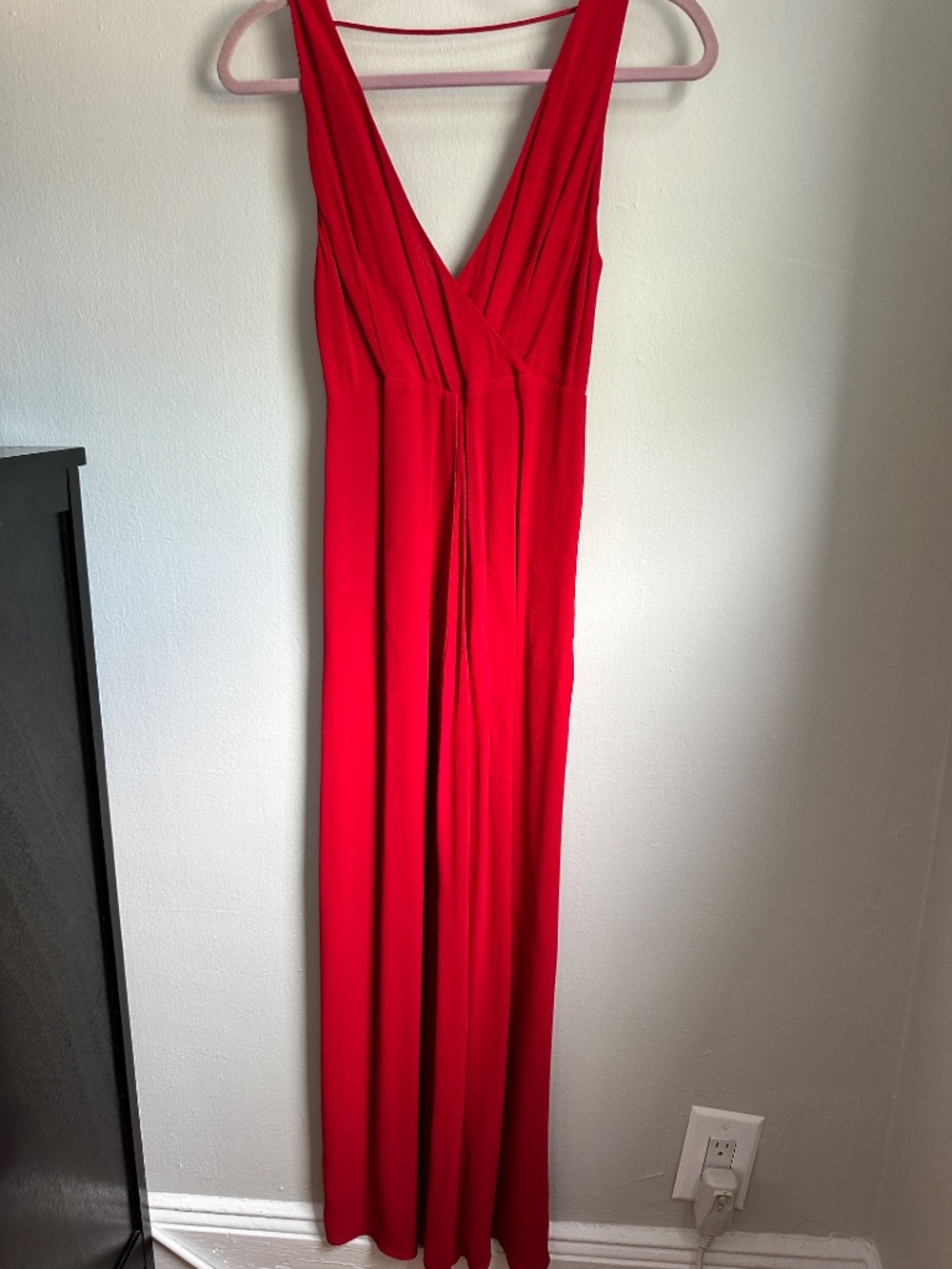 Reformation Darcy Red Jumpsuit 0P